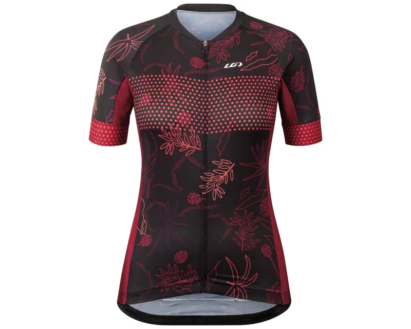 Велофутболка Garneau W District Jersey (BlkFlowe, M)