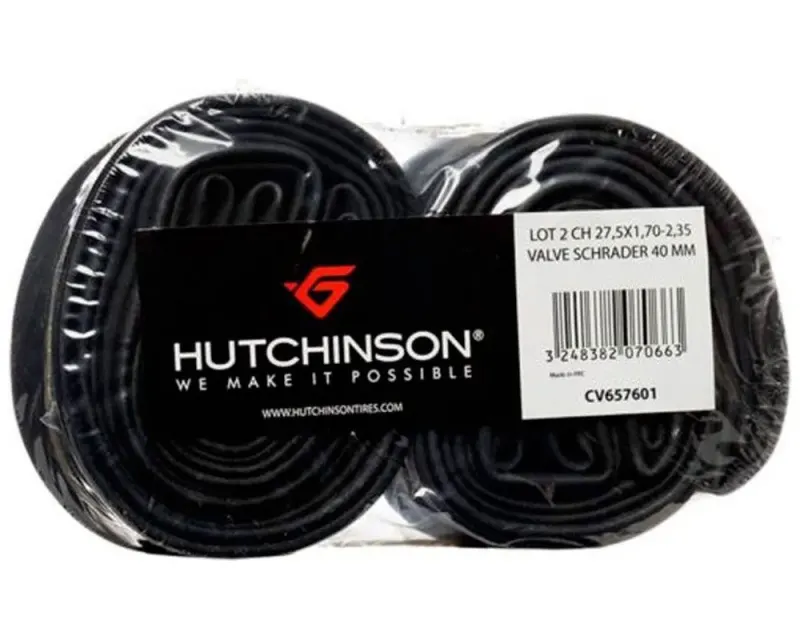 Набір з 2х камер 27.5x1.70-2.35 HUTCHINSON (VS 40 мм) звичайний ніпель