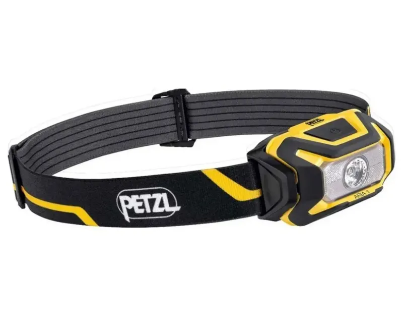 Налобный фонарь Aria 1 PETZL, 350 люмен, (Black/Yellow) чёрный/желтый
