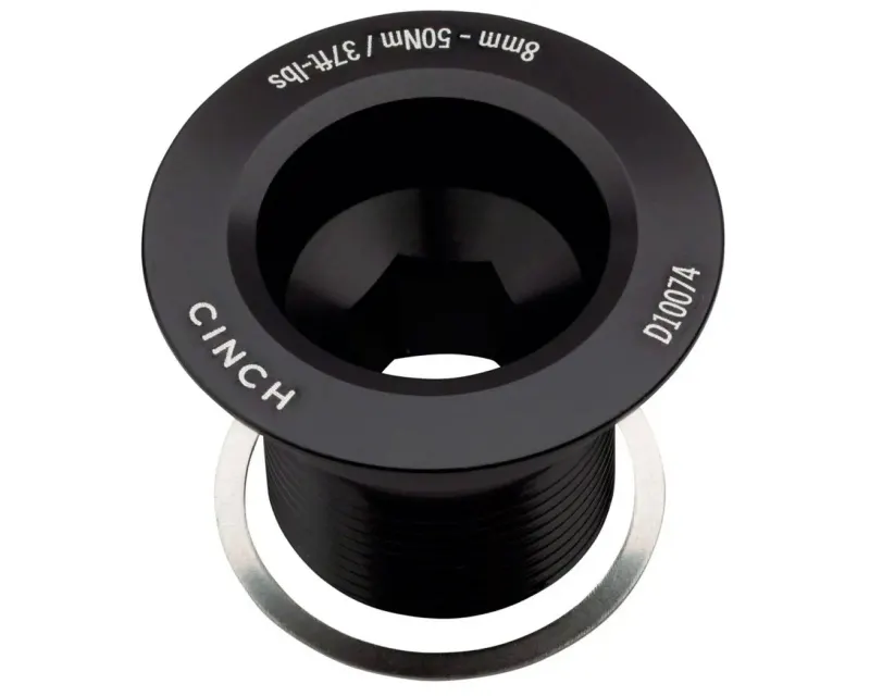 Болт в шатуны Cinch RACE FACE, M18, NDS, с шайбой, (Gloss Black) глянцевый чёрный