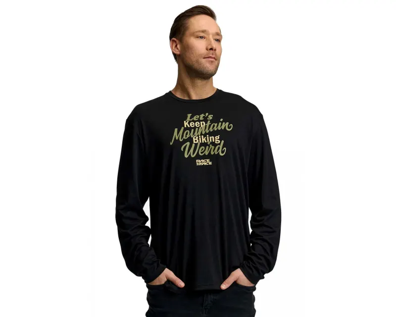 Футболка Race Face Keeping It Weird LS Tee (Чорний) M