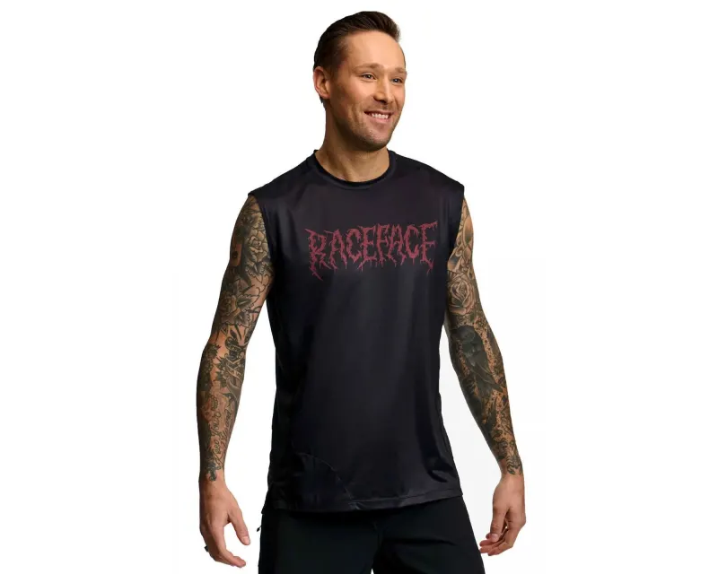 Велофутболка Conduct Tank RACE FACE, (Black) чёрная, Small