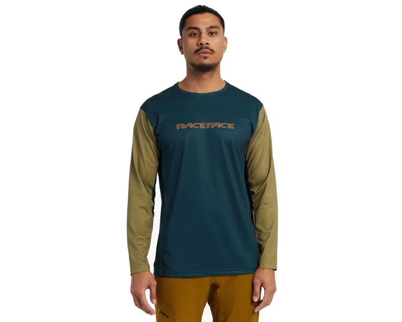 Велофутболка Race Face Indy LS Jersey (Сосновый) S