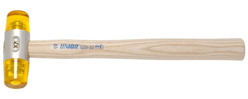 Молоток Unior Tools 820, с мягким бойком из селидора (Silidor)