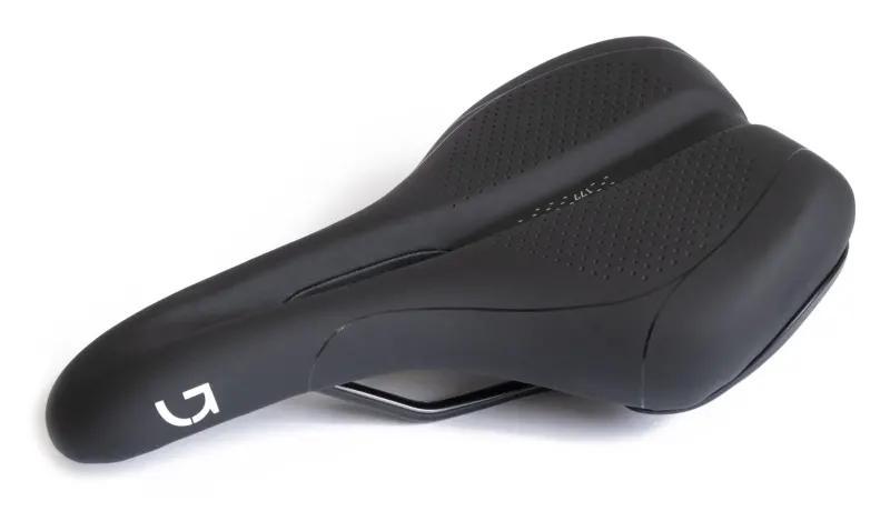 Сідло Green Cycle Active Air 177, сталеві рейли, чорне