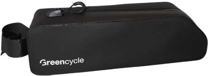 Сумка на верхню трубу рами Green Cycle Belt, водонепроникна, 22х6,6х5,7см, чорний