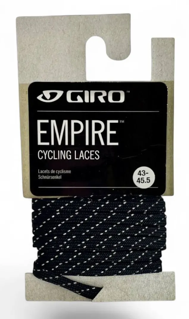 Шнурки Giro Empire Laces черный Reflective 52"/132см