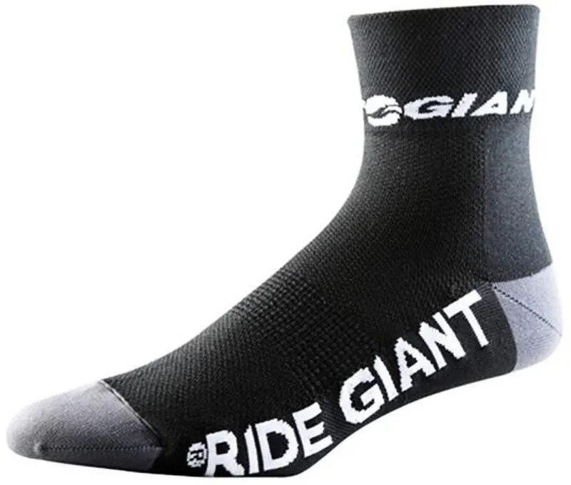 Шкарпетки Giant Ride Life сірий/чорний S/M р. 43-46