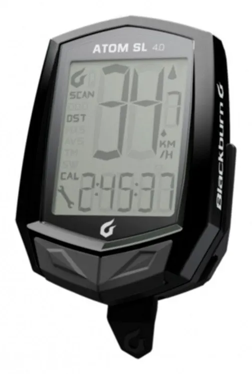Велокомп'ютер Blackburn Atom SL 4.0 10 функцій бездротовий чорний