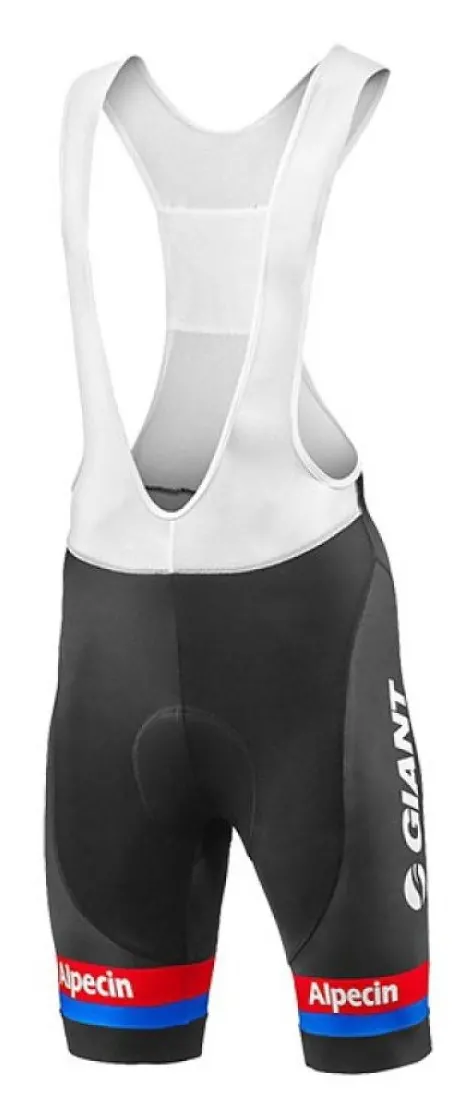 Велотруси з лямками Giant Alpecin Team Replica чорний/білий M