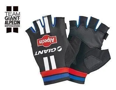 Велоперчатки с короткими пальцами Giant Alpecin Team черный L