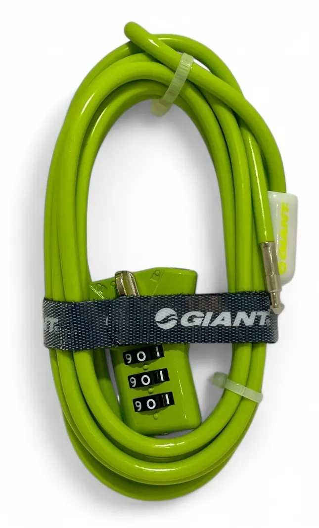 Замок Giant 4.8х2000мм в футляре зеленый кодовый