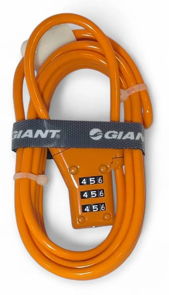 Замок Giant 4.8х2000мм у футлярі помаранчевий кодовий