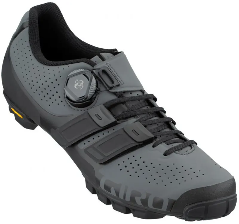 Велосипедные туфли МТБ Giro Code Techlace Dark Shadow/черный 42.5