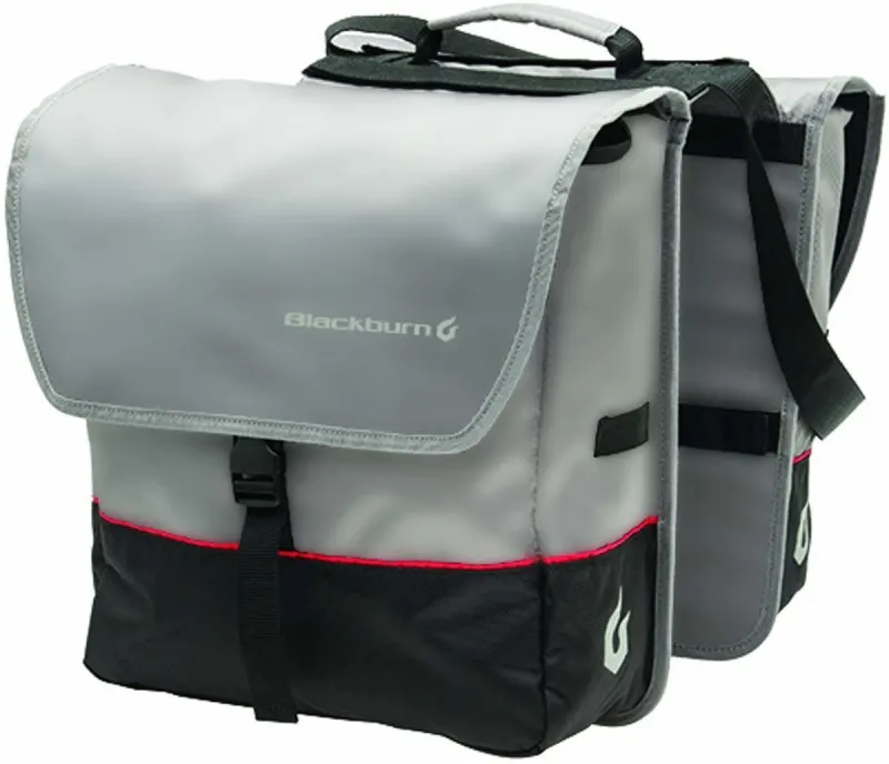 Сумка на багажник Blackburn Local Saddle Pannier 36л водозахисна сірий/чорний