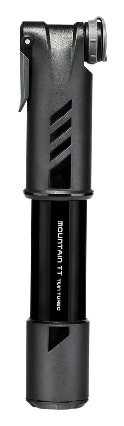 Насос Topeak Mountain TT Twin Turbo 8bar/макс. алюміній 192г чорний