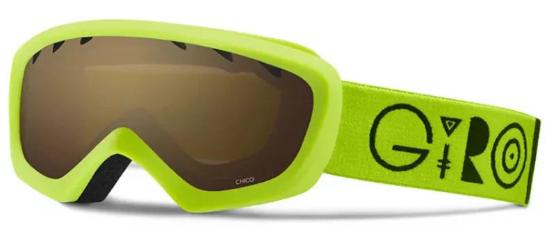 Маска горнолыжная Giro Chico лаймовый/черный Geo Amber Rose 40%