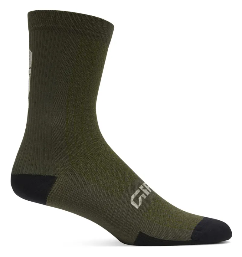 Шкарпетки Giro HRC Team 26 оливковий Dark Sage р. 43-45