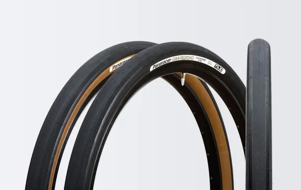 Покришка гревел безкамерна Panaracer GravelKing 700x38C складана чорний/чорний