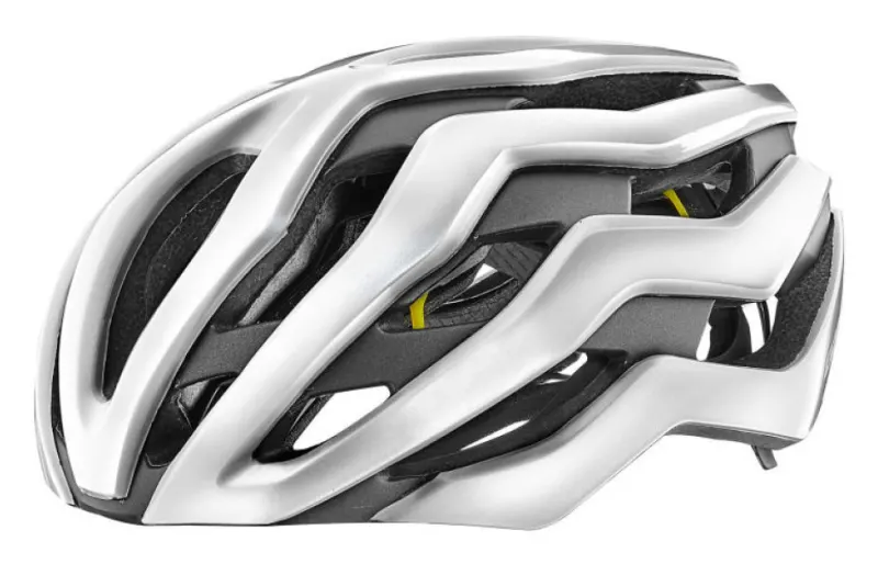 Шолом велосипедний Giant Rev Pro MIPS глянцевий металік білий m/55-59см