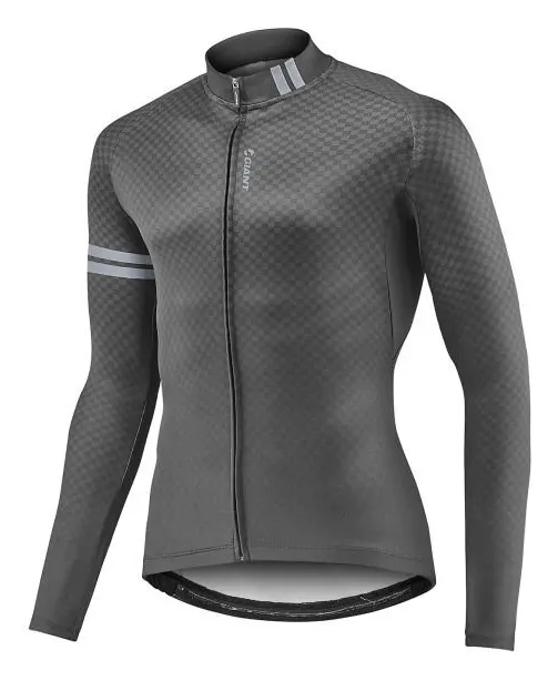 Веломайка з довгим рукавом Giant Podium Mid-Thermal чорний/сірий S