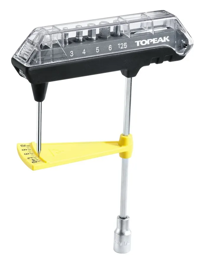 Ключ динамометричний Topeak Combo Torq Wrench 3-12Nm з комплектом біт