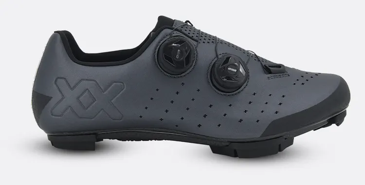 Велосипедные туфли МТБ FLR FX-9 с носками Elite серебристый 43