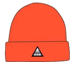 Шапка зимняя Giro Beanie ярко-оранжевый