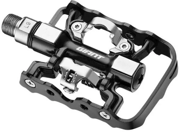 Педалі МТБ Giant Comdo Touring SPD алюміній з шипами 355г/пара