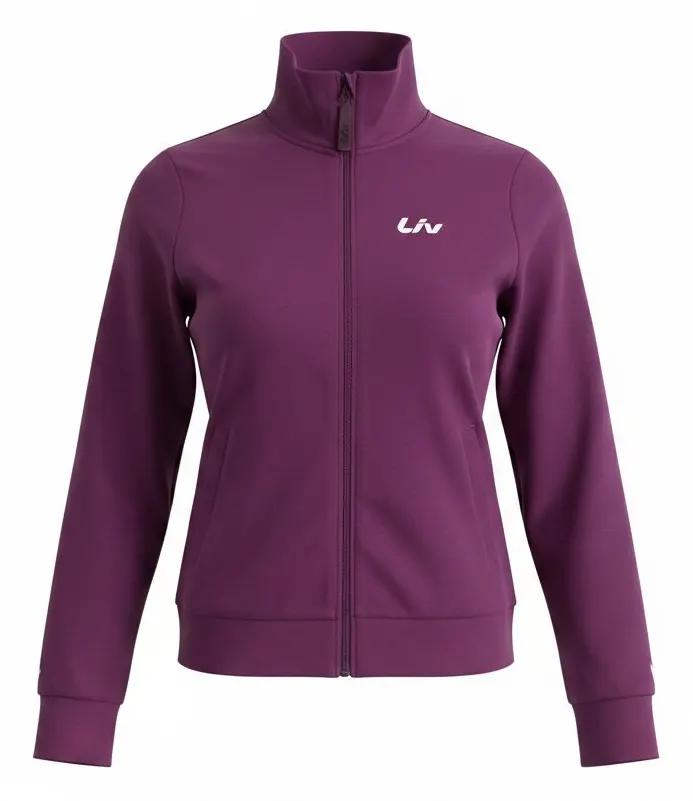 Кофта Liv Sweat Jacke Staff Wear Collection Aubergine M