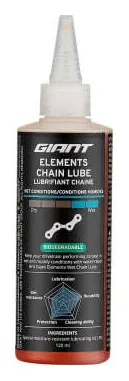 Мастило для ланцюга олія Giant Elements Wet Chain Lube для вологої погоди 120мл