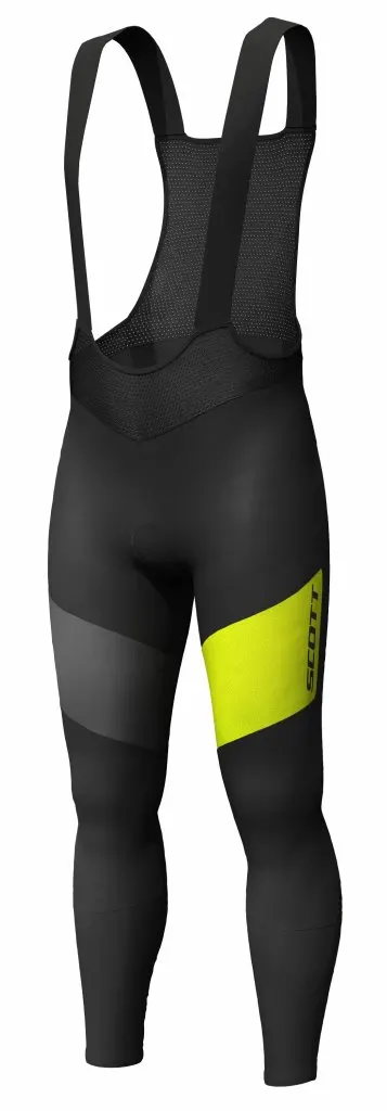 Велорейтузи SCOTT RC WARM +++ чорно/жовті - L