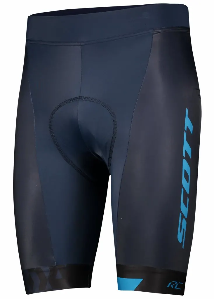 Велотрусы без лямок SCOTT RC TEAM ++ midnight blue/atlantic blue - L