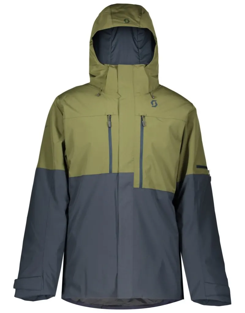 Куртка SCOTT ULTIMATE DRYO 10 зелёно/синяя - XL