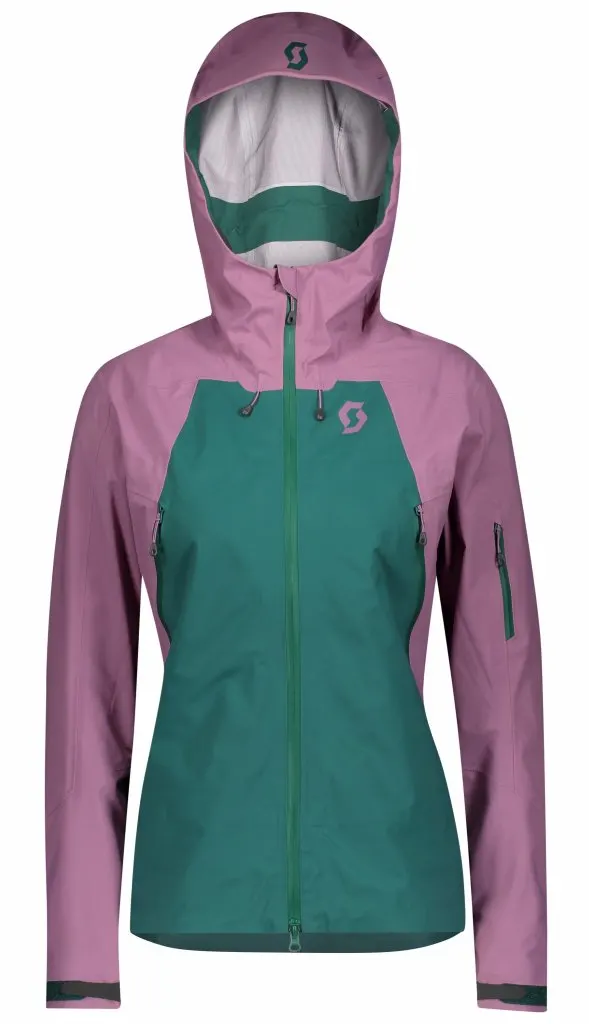 Куртка SCOTT W EXPLORAIR 3L cassis pink/jasper green - XS