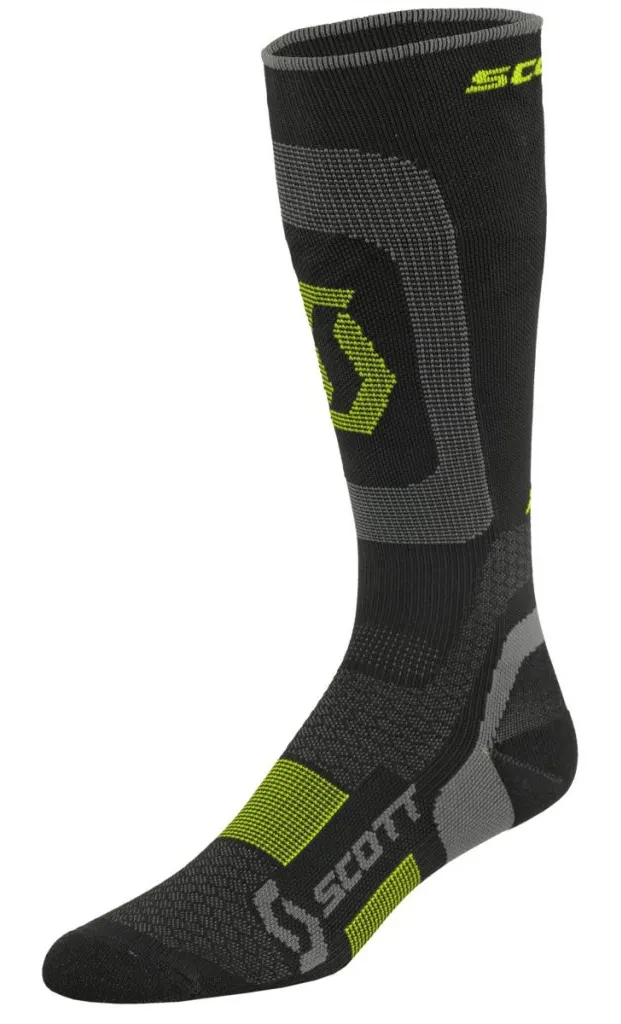 Шкарпетки SCOTT Compression чорно/жовтий - 36-38