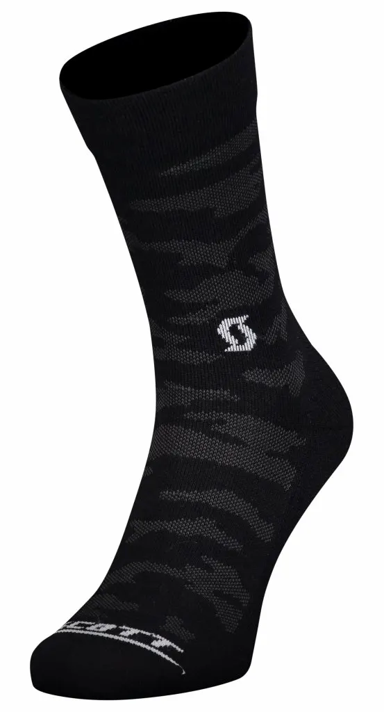 Шкарпетки SCOTT TRAIL CAMO CREW black/dark grey - 45-47