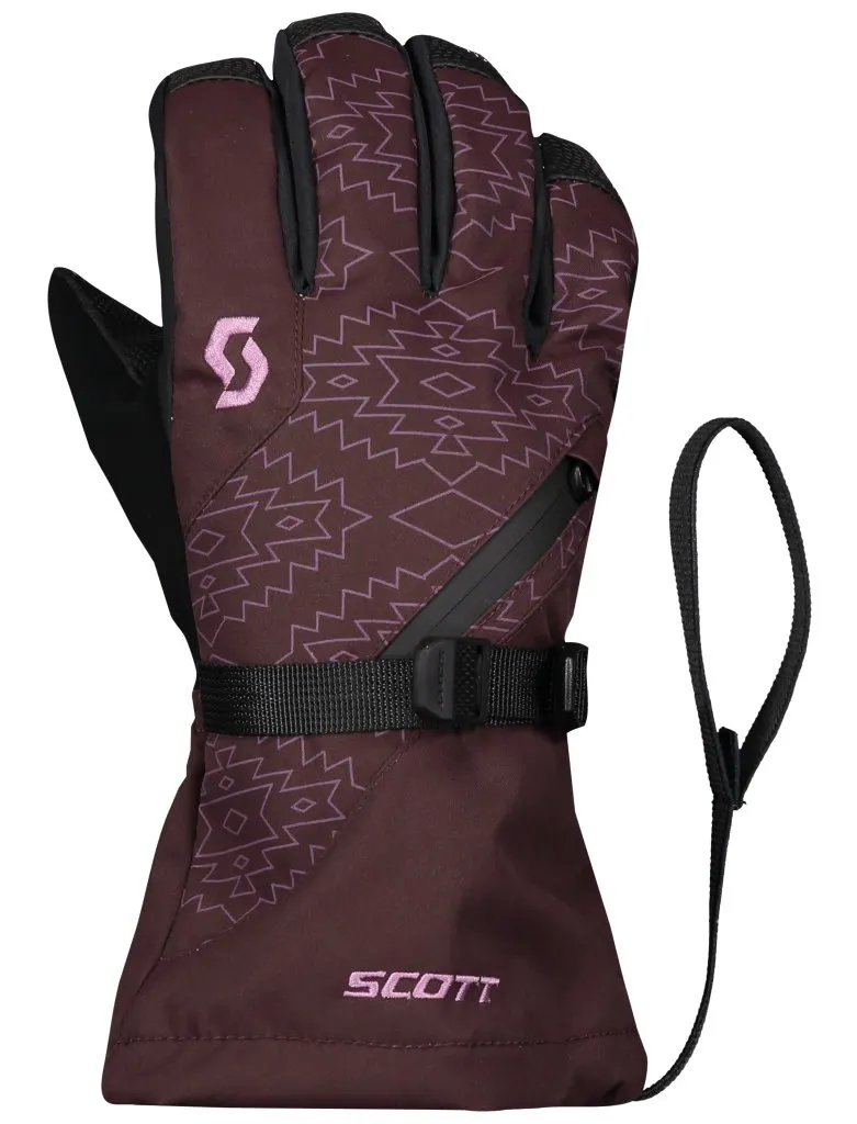 Перчатки зимові SCOTT JR Ultimate Premium red fudge/cassis pink - M