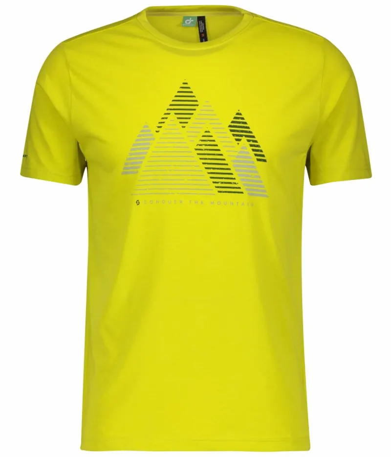 Футболка SCOTT DEFINED DRI GRPH sulphur yellow - L