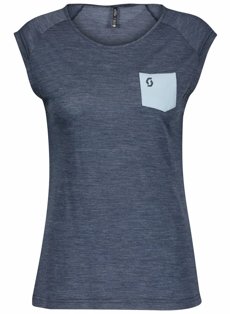 Футболка SCOTT W DEFINED MERINO синій - M