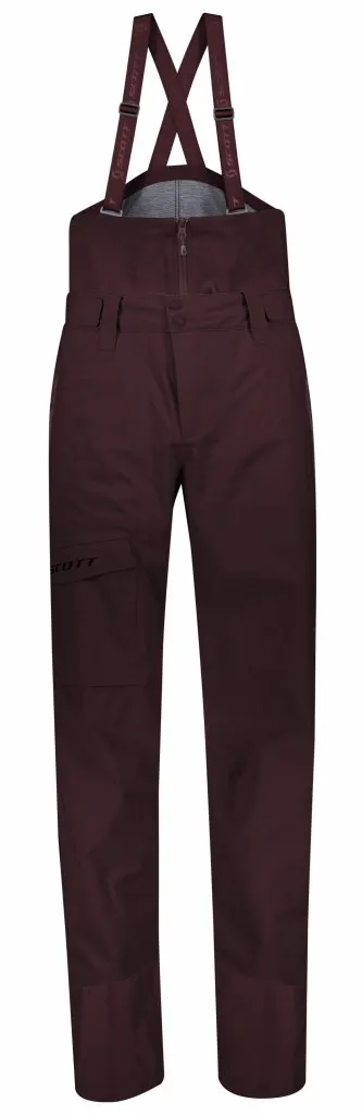 Штаны горнолыжные SCOTT VERTIC 3L red fudge - XXL