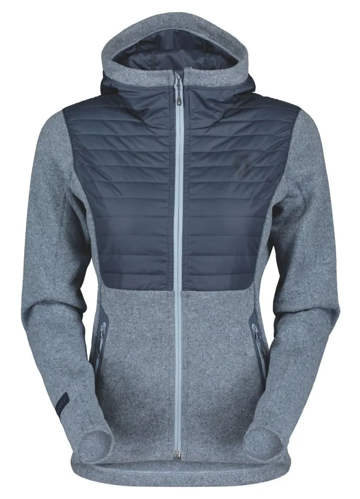 Кофта з капюшоном SCOTT DEFINED OPTIC metal blue/glace blue - XS