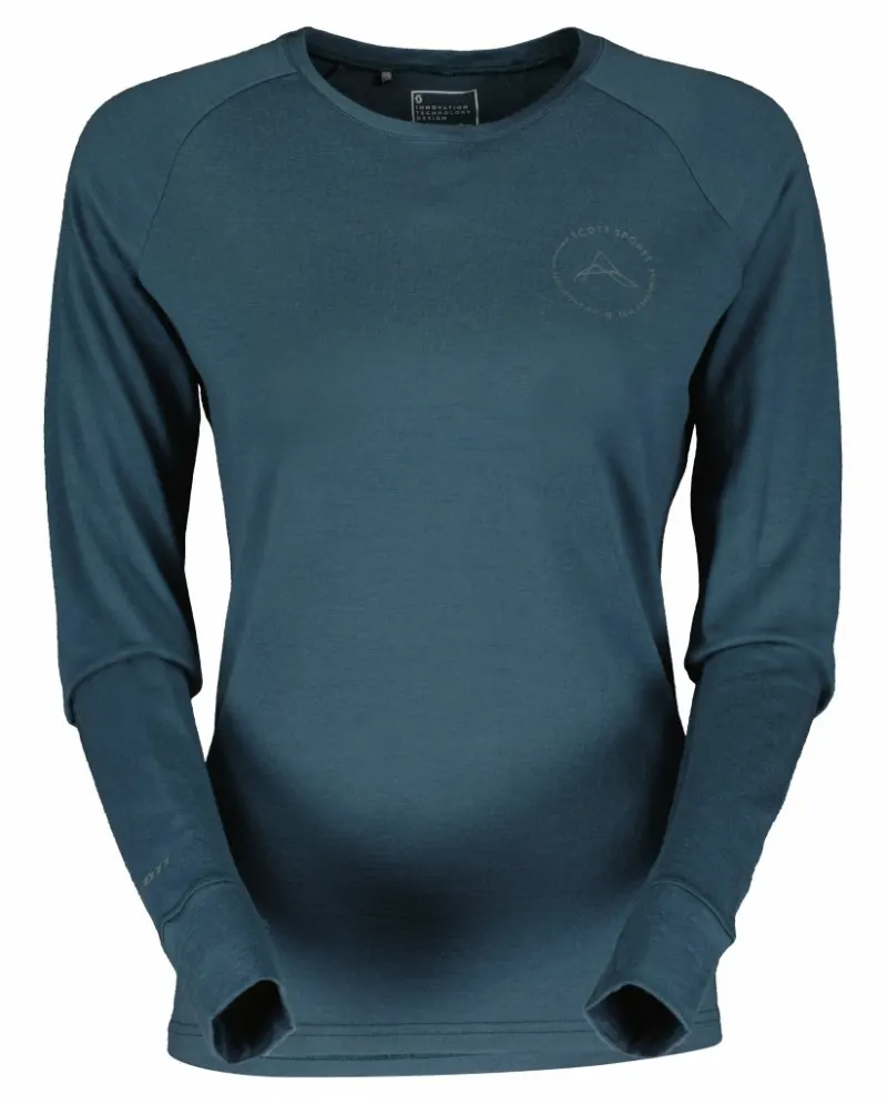 Термомайка SCOTT W DEFINED MERINO aruba green - L