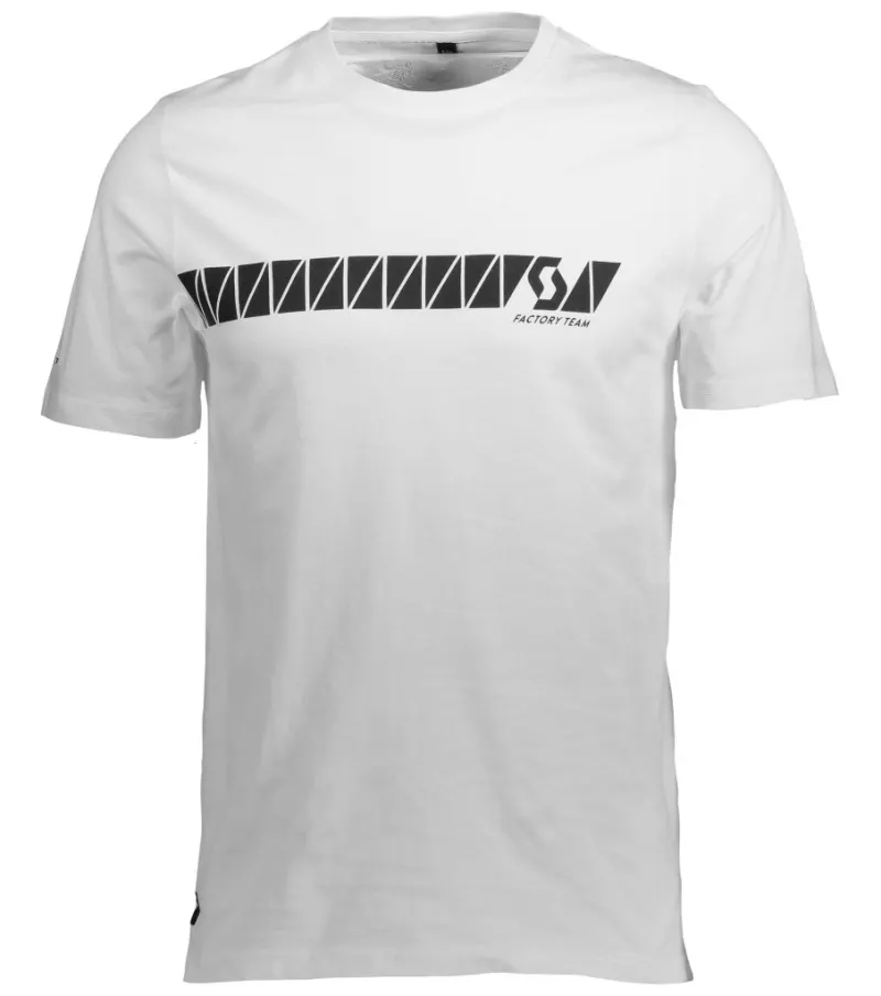 Футболка SCOTT CORPORATE FT white - S
