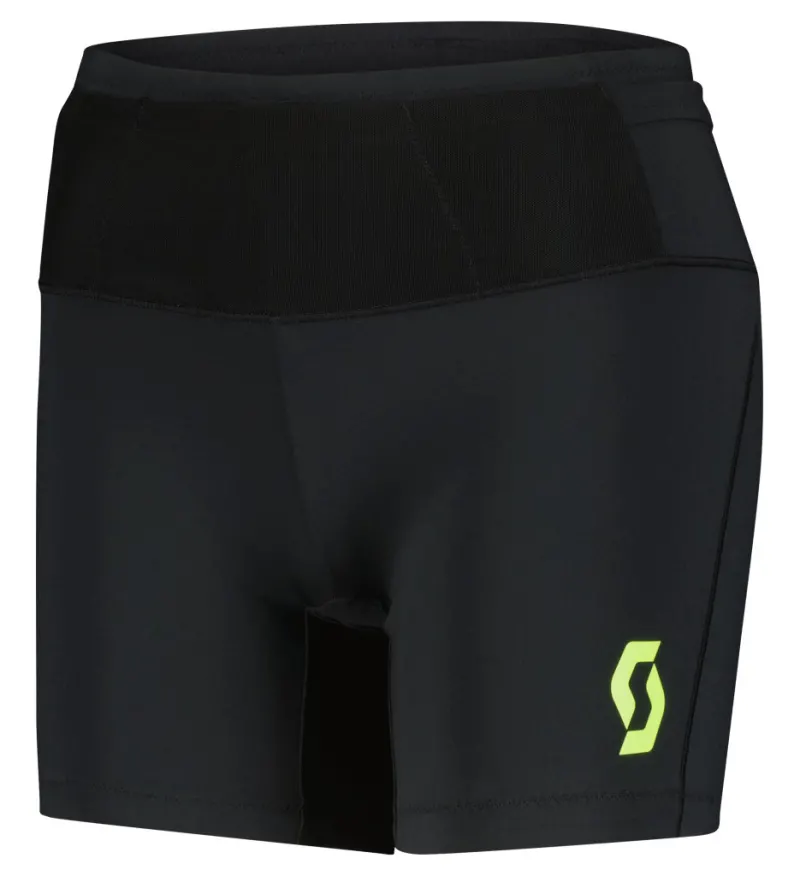 Шорты для бега SCOTT W RC black/yellow - XS