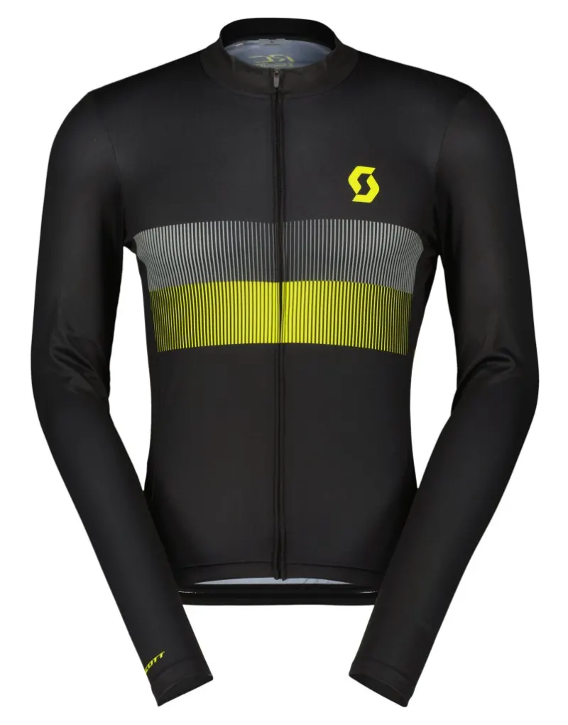 Веломайка з рукавом SCOTT RC TEAM 10 black/sulphur yellow - XL