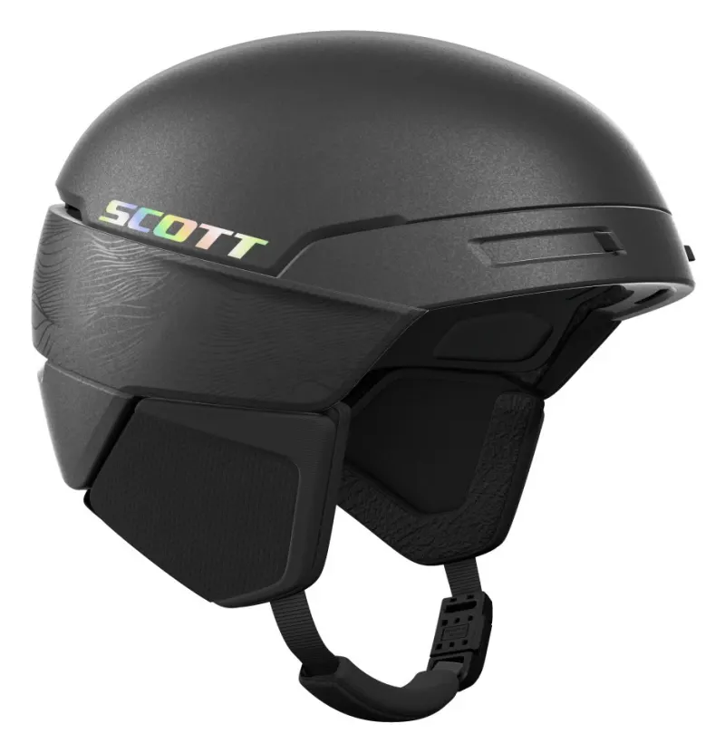 Гірськолижний шолом SCOTT FLOW PLUS PRO granite black/holo grey - L
