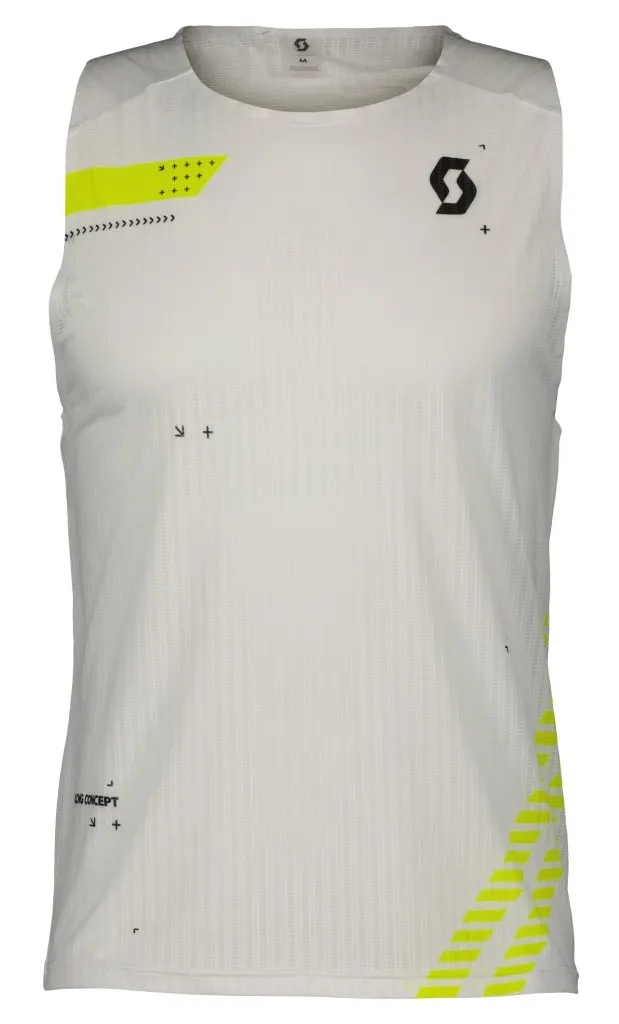 Майка бігова SCOTT RC white/yellow - XL