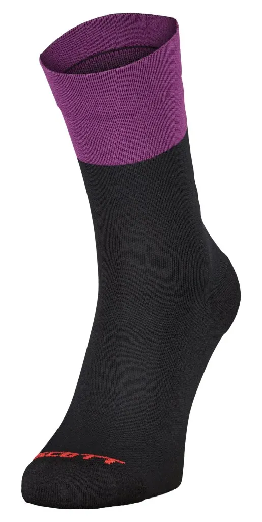 Шкарпетки SCOTT BLOCK STRIPE CREW black/vivid purple - 39-41