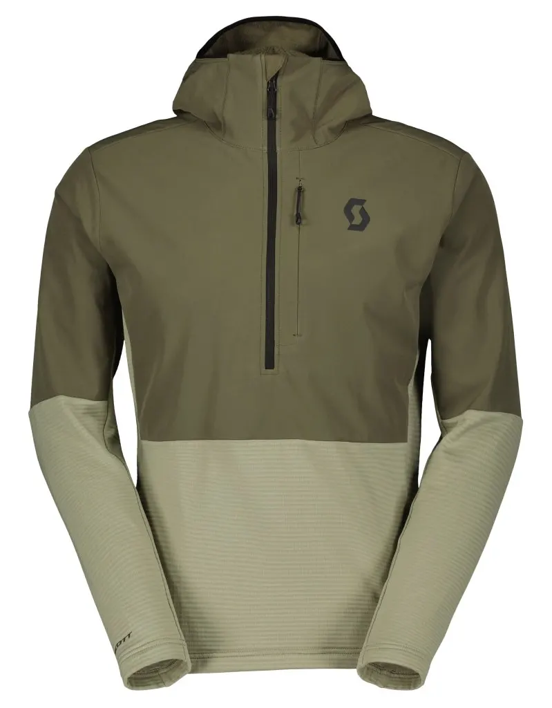 Кофта SCOTT DEFINED TECH HYBRID douglas green/dust grey - M